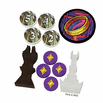 The Lord of the Rings: The Two Towers - Trick-taking Game &ndash; Co&ouml;peratief slagenspel &ndash; Office Dog