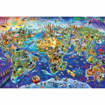 Crazy World (2000) &ndash; Legpuzzel &ndash; Eurographics