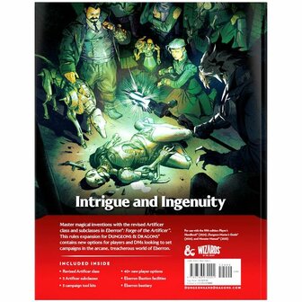 Dungeons &amp; Dragons - Eberron: Forge of the Artificer &ndash; bronboek &ndash; Wizards of the Coast