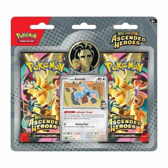 Pok&eacute;mon Mega Evolution Ascended Heroes &ndash; Larry's Komala - 2-pack blister &ndash; The Pok&eacute;mon Compa