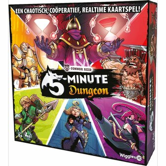 5 Minute Dungeon (NL) &ndash; Co&ouml;peratief Kaartspel &ndash; Wiggles 3D