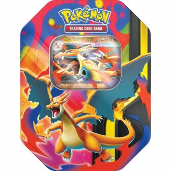 Pok&eacute;mon Tin 2026 - Mega Charizard Y ex &ndash; Tin &ndash; The Pok&eacute;mon Company