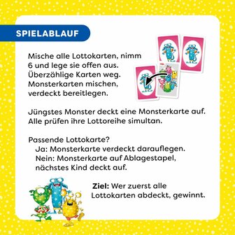Monster: Lotto (3+) &ndash; kaartspel &ndash; HABA