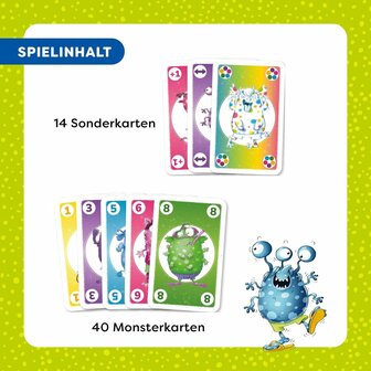 Monster: Mau Mau (4+) &ndash; kaartspel &ndash; HABA