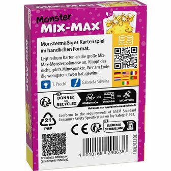 Monster: Mix-Max (5+) &ndash; kaartspel &ndash; HABA