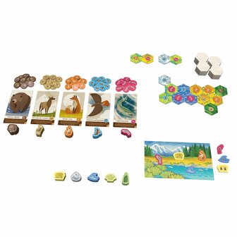 Cascadia Junior (NL) &ndash; Tegellegspel &ndash; White Goblin Games