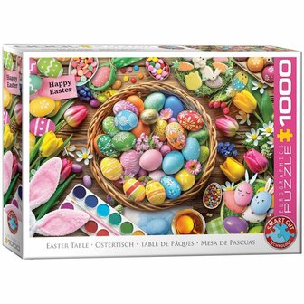 Easter Table - Smart Cut Puzzel 1000 Stukjes &ndash; Eurographics