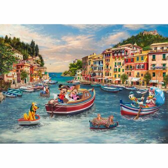 Disney: Mickey en Minnie in Itali&euml; - Thomas Kinkade (1000) &ndash; Legpuzzel &ndash; Schmidt Spiele