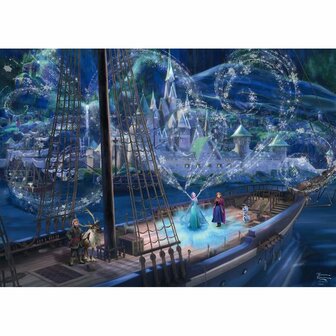 Disney: Frozen, Liefde en Magie - Thomas Kinkade (1000) &ndash; Legpuzzel &ndash; Schmidt Spiele