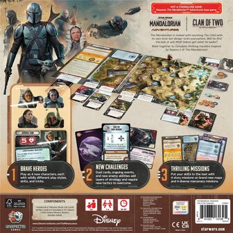The Mandalorian: Adventures - Clan of Two Expansion (ENG) &ndash; Bordspeluitbreiding &ndash; Unexpected Games