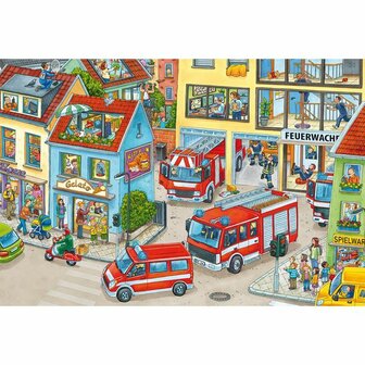 Brandweer (3x24) &ndash; Kinderpuzzel &ndash; Schmidt Spiele