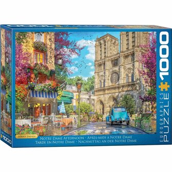Notre Dame Afternoon - Dominic Davison - Smart Cut (1000) &ndash; Legpuzzel &ndash; Eurographics