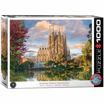 Barcelona, Sagrada Familia by Gaudi - Smart Cut (1000) &ndash; Legpuzzel &ndash; Eurographics