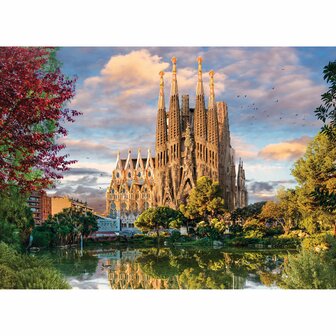 Barcelona, Sagrada Familia by Gaudi - Smart Cut (1000) &ndash; Legpuzzel &ndash; Eurographics