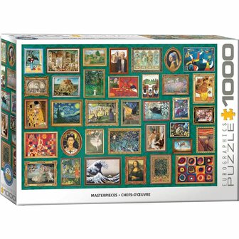 Modern Fine Art Masterpieces - Smart Cut (1000) &ndash; Legpuzzel &ndash; Eurographics