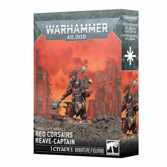 Warhammer 40,000 Red Corsairs Reave-Captain &ndash; karakter miniatuurset &ndash; Games Workshop