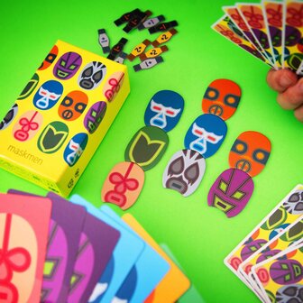 Maskmen &ndash; Dynamisch kaartspel met variabele kaartsterkte &ndash; Oink Games