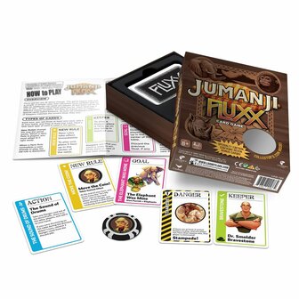 Jumanji Fluxx &ndash; kaartspel &ndash; Looney Labs