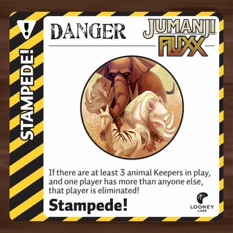 Jumanji Fluxx &ndash; kaartspel &ndash; Looney Labs