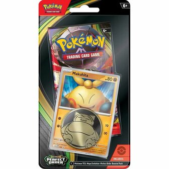 Pok&eacute;mon Mega Evolution Perfect Order 1 Pack Blister Makuhita &ndash; Trading Card Blister &ndash; The Pok&eacute;mon C