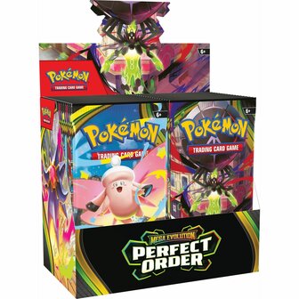 Pok&eacute;mon Mega Evolution Perfect Order Boosterbox &ndash; Trading Card Boosterbox &ndash; The Pok&eacute;mon Company