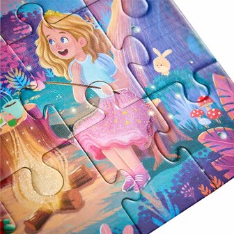 Magische Dromen: 3 Puzzels (4+) &ndash; Puzzelset met glitter &ndash; HABA