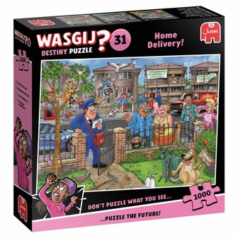 Wasgij Destiny 31 Levering aan Huis! &ndash; legpuzzel 1000 stukjes &ndash; Jumbo Games