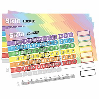 Sixto Locked (Scoreblok) &ndash; uitbreiding &ndash; White Goblin Games
