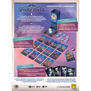 Spooky Tower &ndash; Dobbel- en kaartspel met kloktoren &ndash; Repos Games