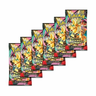 Pok&eacute;mon Mega Evolution Ascended Heroes Booster Bundle &ndash; 6 Boosters &ndash; Pok&eacute;mon