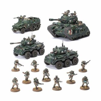 Warhammer 40,000 Armageddon: Astra Militarum Battalion &ndash; Miniatuurset &ndash; Games Workshop