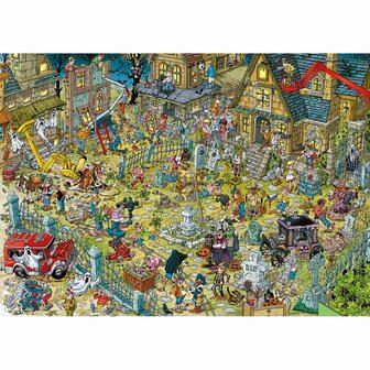 Movie Set 2 (1000): Haunted Town &ndash; Legpuzzel &ndash; Ravensburger