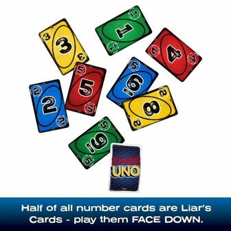 UNO Liar&rsquo;s &ndash; Kaartspel &ndash; Mattel Games
