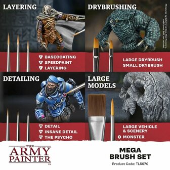 Mega Brush Set 2025 &ndash; Penseelset &ndash; The Army Painter