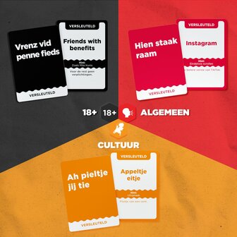 Versleuteld (16+) &ndash; Partyspel &ndash; Spelfabriek