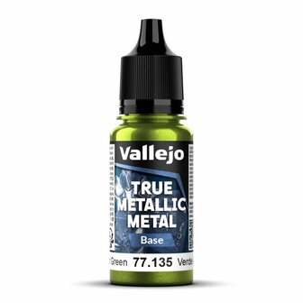 Amber Green 18 ml - True Metallic Metal Base &ndash; Verf &ndash; Vallejo