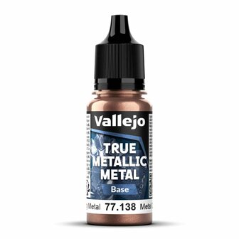Rusty Metal 18 ml - True Metallic Metal Base &ndash; Metallic acrylverf &ndash; Vallejo