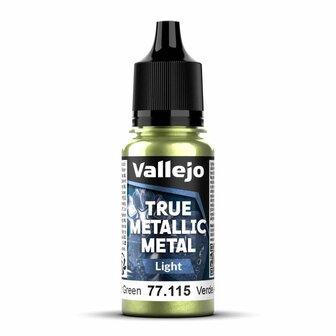 Amber Green 18 ml - True Metallic Metal Light &ndash; Metallic acrylverf &ndash; Vallejo