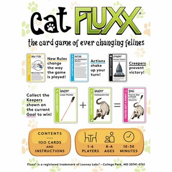 Cat Fluxx &ndash; Kaartspel &ndash; Looney Labs