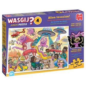 Wasgij Junior 4: Alien Invasion &ndash; Legpuzzel &ndash; Jumbo