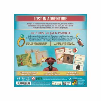 Lost in Adventure: The Curse of Jack Parrot &ndash; Narratief bordspel &ndash; DV Games
