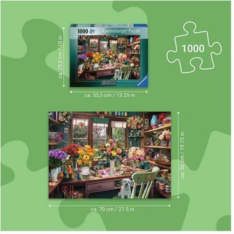 My Haven No.13 (1000): Flower Arranger's Shed &ndash; Legpuzzel &ndash; Ravensburger