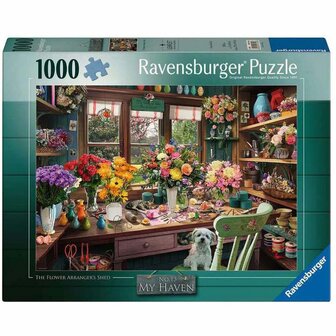 My Haven No.13 (1000): Flower Arranger's Shed &ndash; Legpuzzel &ndash; Ravensburger