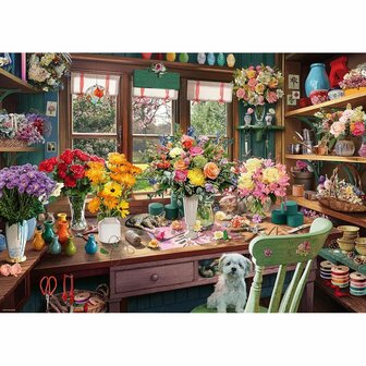 My Haven No.13 (1000): Flower Arranger's Shed &ndash; Legpuzzel &ndash; Ravensburger