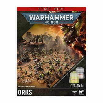 Warhammer 40,000 Getting Started with Orks &ndash; Miniaturenstarterset &ndash; Games Workshop