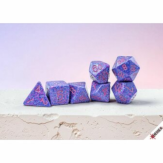 Speckled Purple Passion Polydice (7 Stuks) &ndash; Polydice-dobbelstenen &ndash; Chessex
