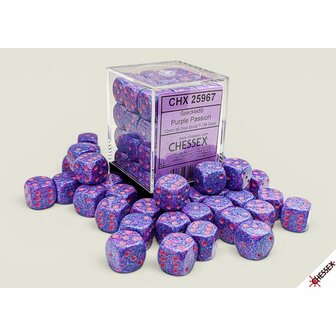 Speckled Purple Passion D6 12mm (36 Stuks) &ndash; D6 Dobbelstenset &ndash; Chessex