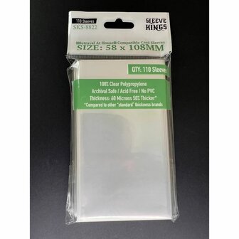 Betrayal At House Compatible Sleeves 58x108mm &ndash; Kaarthoezen &ndash; Sleeve Kings