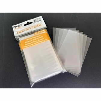 Space Alert Compatible Sleeves 60x102mm &ndash; Kaarthoezen &ndash; Sleeve Kings
