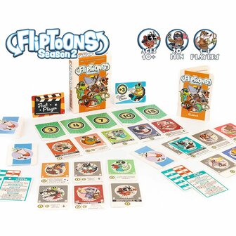 FlipToons: Season 2 &ndash; Kaartspel &ndash; Thunderworks Games